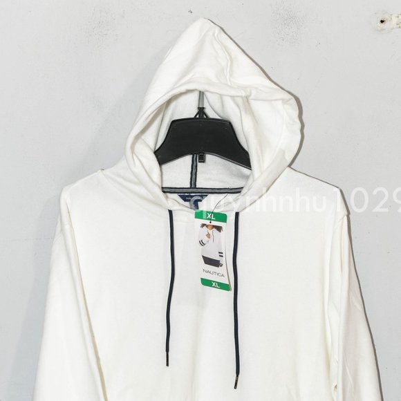 Nautica Ladies' Hoodie  in WHITE - Picture 3 of 8